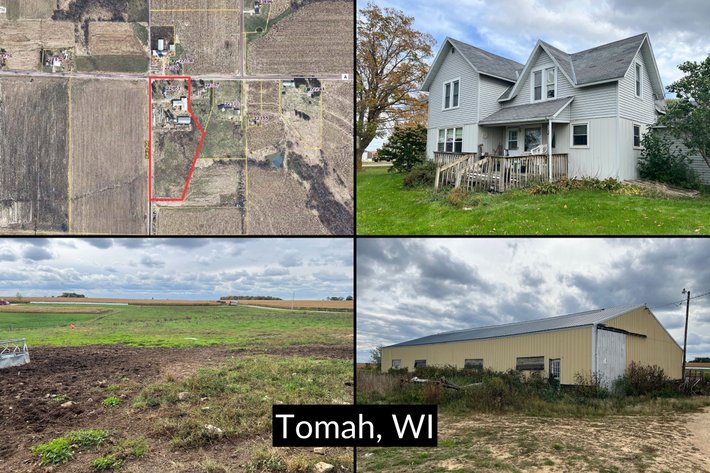 Image for 8± Acre Hobby Farm, 4 Bedroom, 2 Bath Home with Storage Shed, Silos & Ready for Livestock, Monroe County - Tomah, WI
