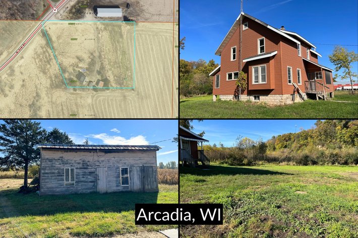 Image for 3 Bedroom, 2 Bath Home on 3± Acres, Handyperson Special, Detached Garage & Garden Shed - Arcadia, WI