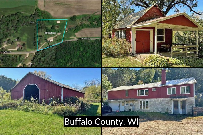 Image for 1 Bedroom, 2 Bath Country Home & Outbuildings on 5.46± Acres near Alma - Buffalo County, WI