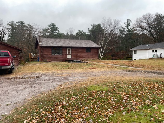 Image for 1,800± Sq Ft Log Built Cabin / Home with 2-Car Detached Garage on Quiet, Dead-End Road, Nestled Near Lake Chetek - Chetek, WI