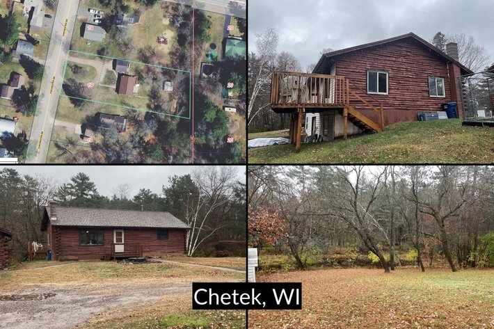 Image for 1,800± Sq Ft Log Built Cabin / Home with 2-Car Detached Garage on Quiet, Dead-End Road, Nestled Near Lake Chetek - Chetek, WI