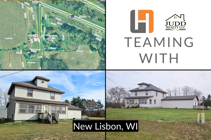 Image for 3+ Bedroom, 2 Bath, 2-Story Single Family Home, Investment Opportunity with 40x60 Shed & 24x36 3-Car Garage on 3± Acres in Juneau County - New Lisbon, WI