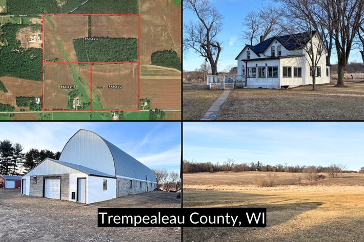 Image for 160 +/- Acre Farm Offered in 3 Parcels, Potential Farming, Hunting or Investment, Near Strum - Trempealeau County, WI