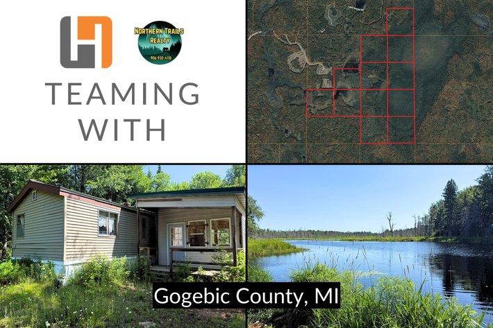 Image for Own 480± Acres of Scenic Michigan Wilderness With Rustic Camp, Ponds & Wildlife Near Bessemer - Gogebic County, MI