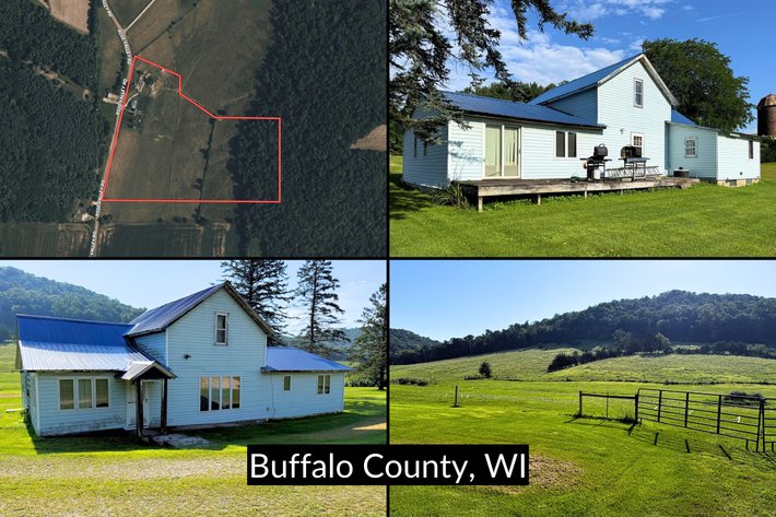 Image for 4-Bedroom Home With Hobby Farm On 20± Acres With Cattle Shed Near Cochrane - Buffalo County, WI