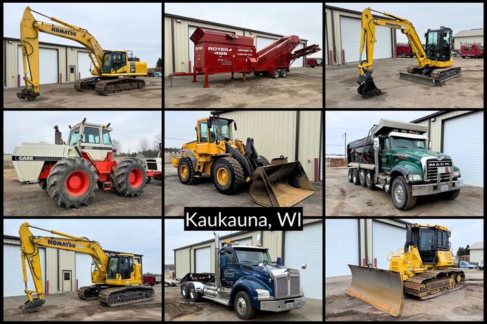 Image for 1 of 2 Roger Bowers & Sons Construction Company Retirement Auction - Excavating Equipment, Trucks, Trailers, & More - Kaukauna, WI