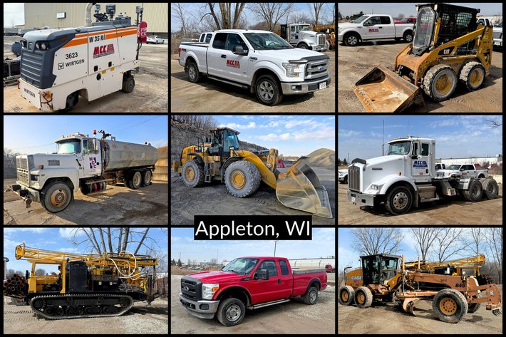 Image for Concrete & Excavation Company Inventory Reduction Auction - Heavy Equipment, Trucks, & More - Appleton, WI