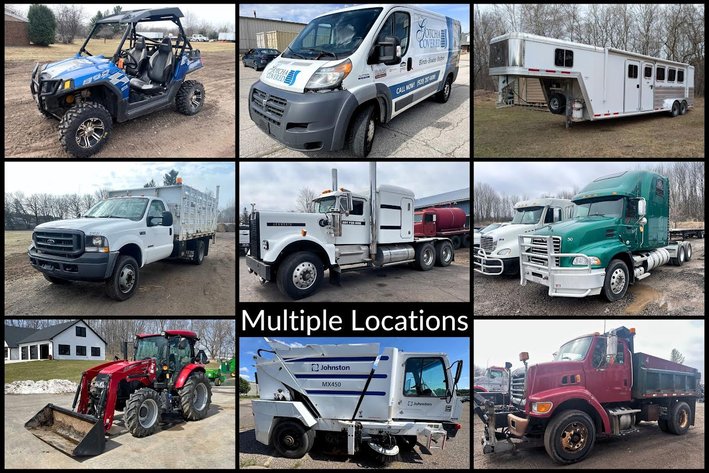 Image for April 2026 Monthly Construction, Heavy Trucks & Government Auction - Multiple Locations