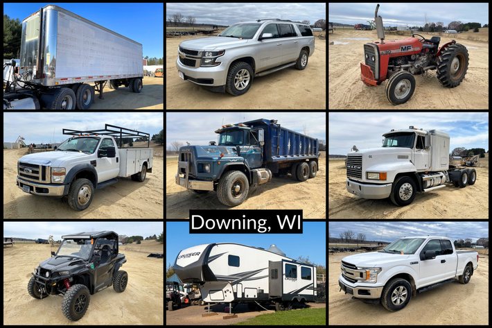 Image for 2 of 2 April 2026 Downing Auction - Auto, Farm, Recreational Vehicles, Lawn & Garden - Downing, WI