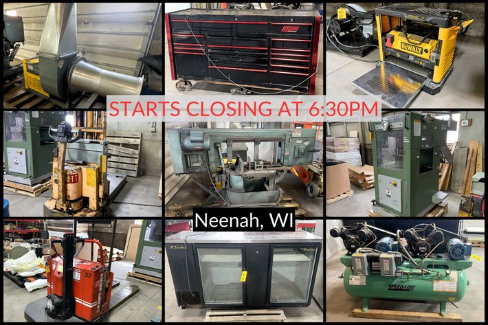 Image for 5 of 5 April 2026 Industrial Items - Neenah, WI