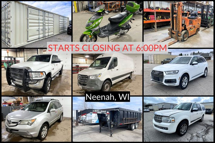 Image for 1 of 5 April 2026 Auto, Farm, Recreational Vehicles, Lawn & Garden - Neenah, WI