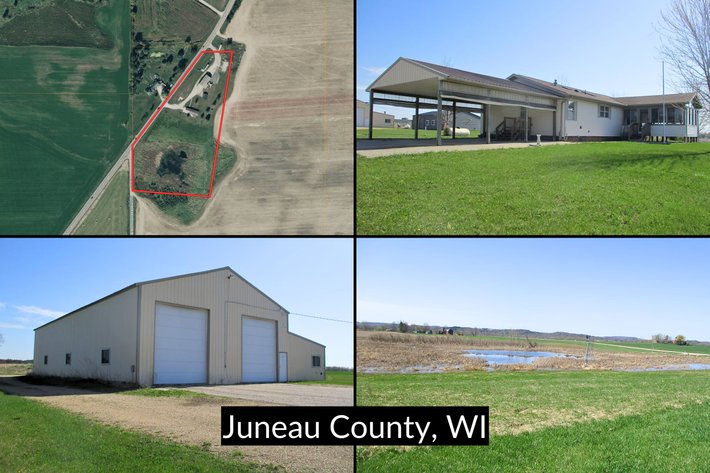 Image for Prime Versatile Multi Use Property With Home & Commercial Shop On 10 ± Acres Near Mauston - Juneau County, WI