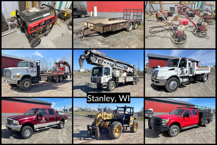 Image for ABE Concrete Liquidation - Concrete Equipment, Telehandler, Trucks, Trailers & Tools - Stanley, WI