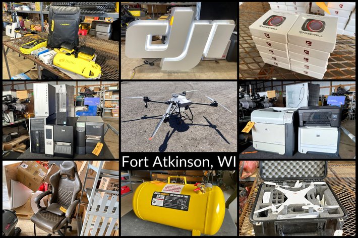 Image for Bank Repossession: Retail Drone Business, Unused Drones, Supplies, Batteries, Controllers & More – Fort Atkinson, WI