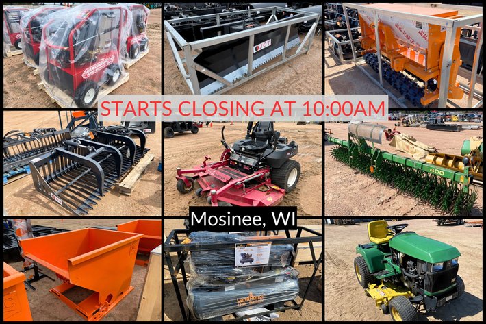 Image for ONLINE Spring 2026 Nitke R3 - Attachments, Aux Accessories, Concrete Equip, Buildings & More - Mosinee, WI