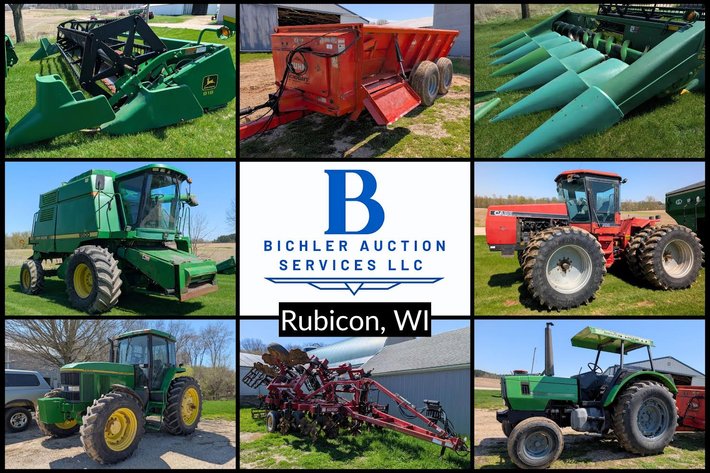 Image for Bichler Auction Services - Feutz Brothers Large Machinery Auction - Farm Machinery, International 9130 Tractor, John Deere 9500 Combine & More - Rubicon, WI