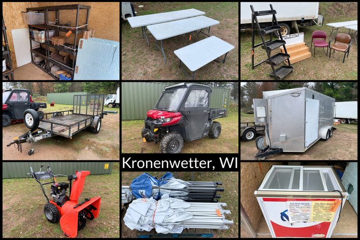 Image for WI Department of Revenue - 2018 Can Am Defender, 2019 Impact Trailer & Load Trail Trailer - Kronenwetter, WI