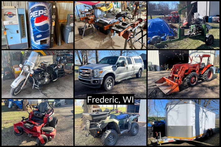 Image for Murphy Estate Liquidation - Motorcycle, Tractor, Trailer, Tools & More - Frederic, WI