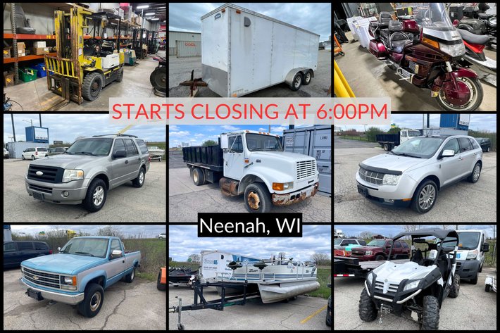 Image for 1 of 5 May 2026 Auto, Farm, Recreational Vehicles, Lawn & Garden - Neenah, WI