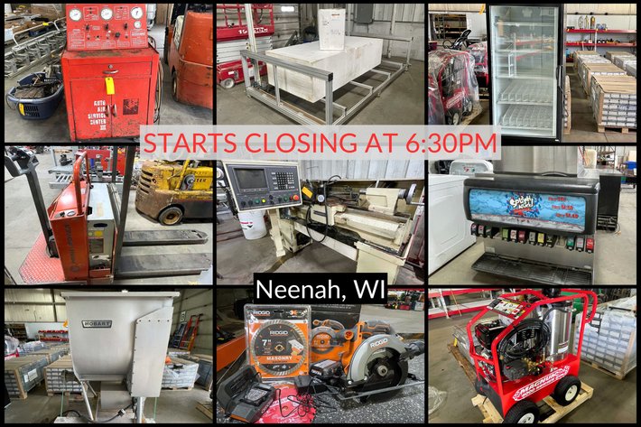 Image for 5 of 5 May 2026 Industrial Items - Neenah, WI