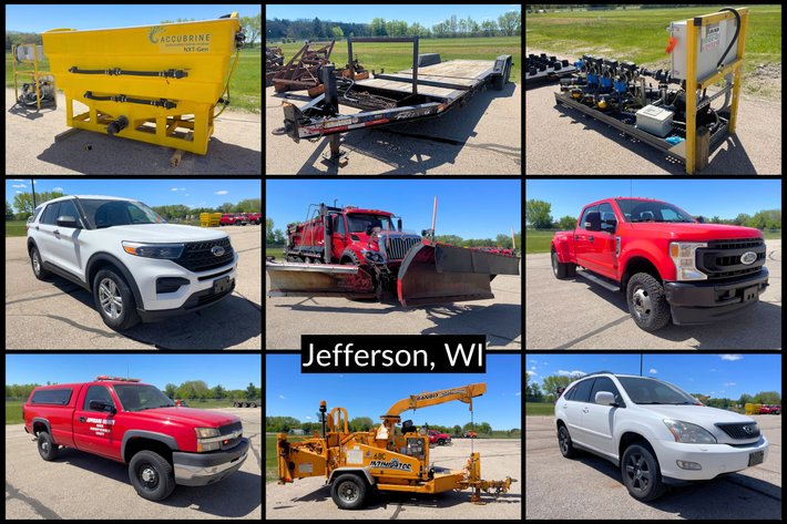 Image for Jefferson County Highway Department: Springtime Excess Equipment, Vehicles, Signs & More – Jefferson, WI