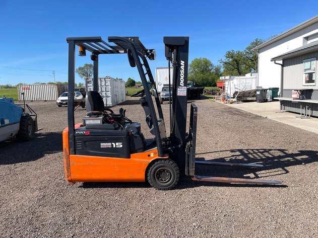 Image for 3 of 3 Bank Repossession: 2023 Chevy Express Commercial Work Van, Doosan B15T-5 Electric Forklift, & Michalsen Office Furniture - Fort Atkinson, WI