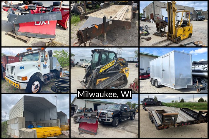 Image for Business Retirement & Inventory Liquidation: Trucks, Trailers, Skid Steer, Snow Plows, Attachments, Concrete Tools & Equipment – Milwaukee, WI