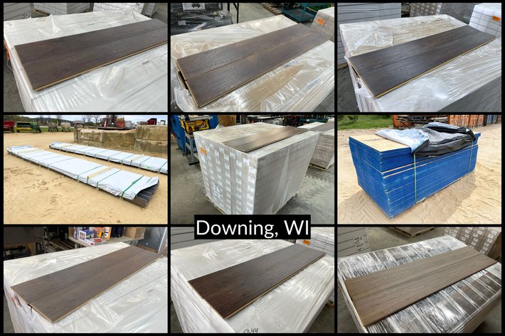 Image for June 2026 Snap Together Laminate Flooring, Composite Decking & Tongue & Groove OSB Sheets - Downing, WI