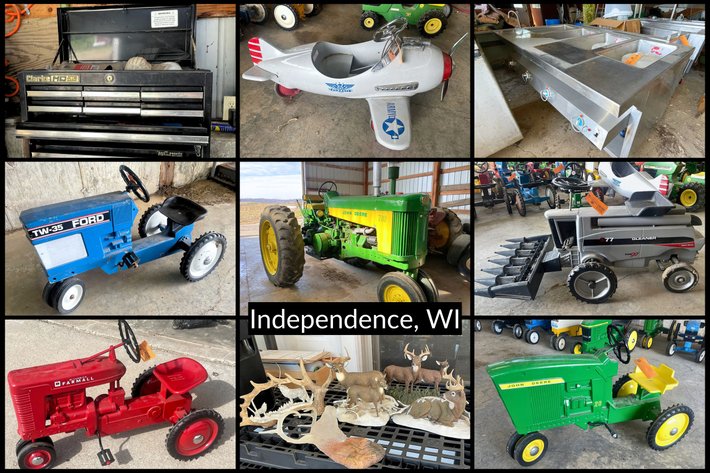 Image for Todd Halama - (125+) Pedal Tractors, Cars, & Attachments, Restaurant & Bar Equipment - Independence, WI