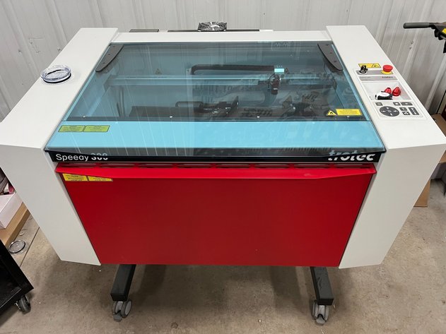 Image for Trotec Speedy 300 80 Watt CO2 Laser Engraver - Almond, WI