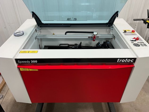 Image for Trotec Speedy 300 80 Watt CO2 Laser Engraver - Almond, WI