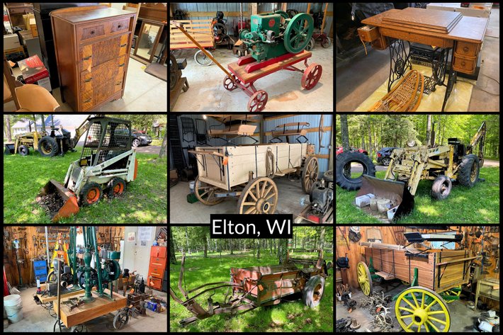 Image for Floyd Taylor Living Estate, Antiques, Collectibles, Covered Wagons, Tools & More - Elton, WI