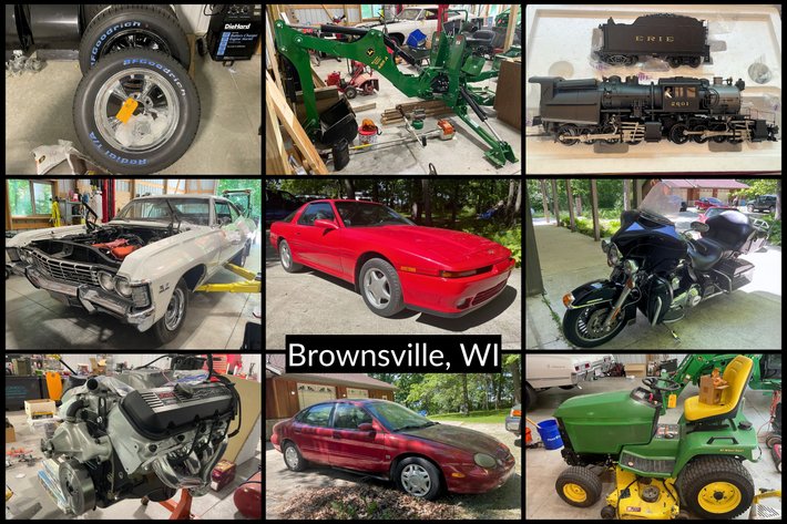Image for Collector Car, Harley Davidson, Model Trains, Tools, Shop Equipment, Outdoor Supplies & More – Brownsville, WI