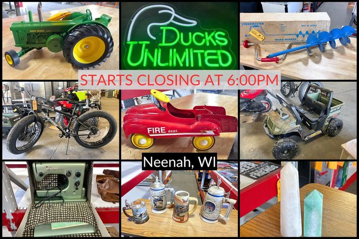 Image for 4 of 5 June 2026 Neon Lighted Beer Signs, Antiques, Collectibles, Tools & More - Neenah, WI