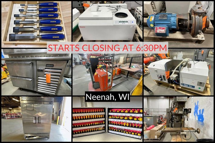 Image for 5 of 5 June 2026 Industrial Items - Neenah, WI