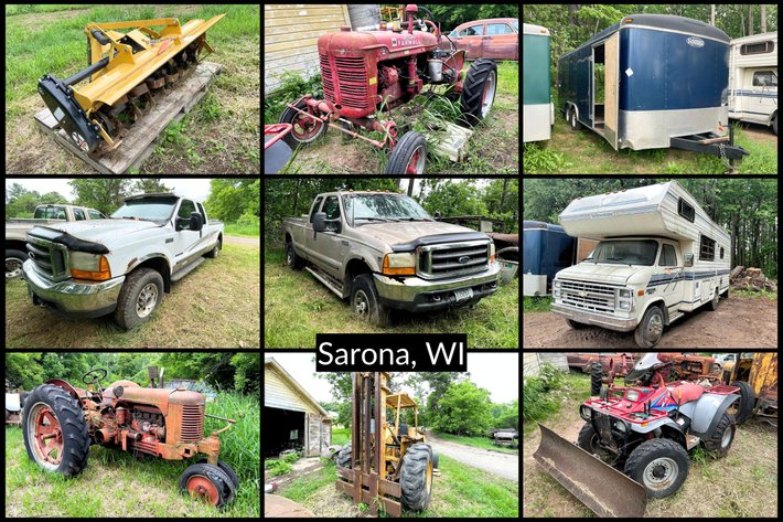 Image for Ray Shimek Estate - Antique Car Parts, Car Frames, Shop Tools & Household - Sarona, WI
