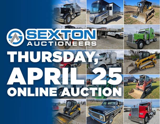 Image for Sexton Auctioneers April 25th Equipment Auction