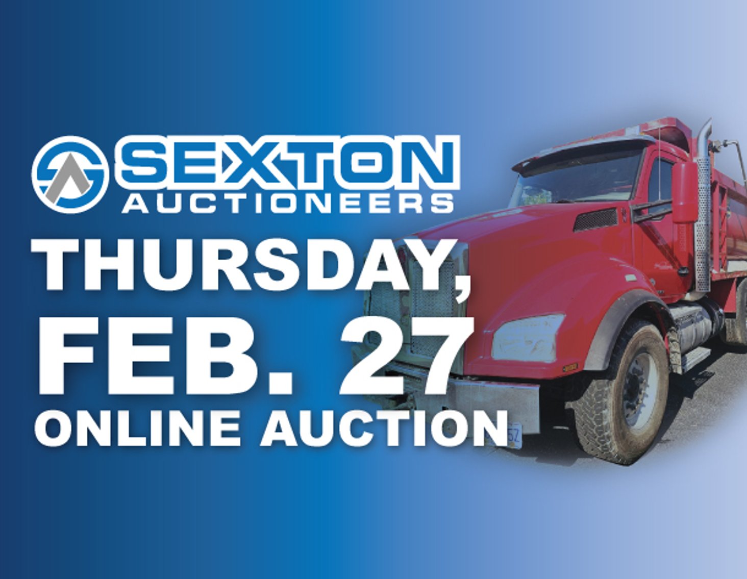 Image for Sexton Auctioneers February 27th Equipment Auction