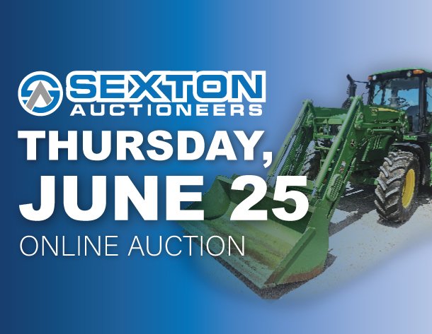 Image for Day One - June 25th | Sexton Auctioneers June 2026 Online Equipment Auction