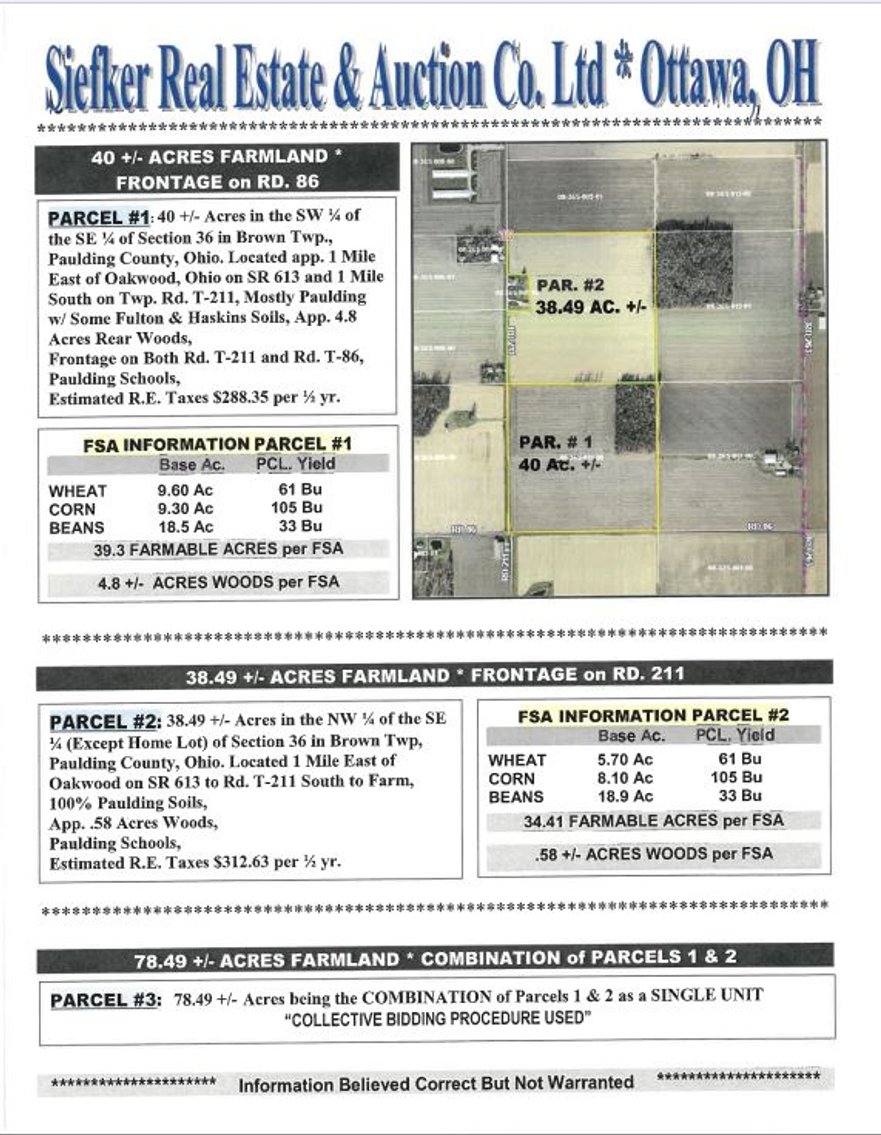 Image for Matson Land Auction - Paulding County