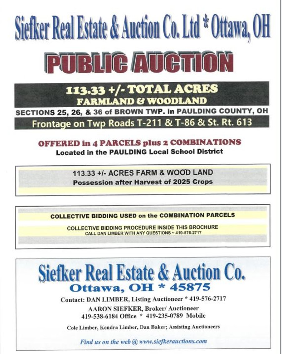 Image for Matson Land Auction - Paulding County