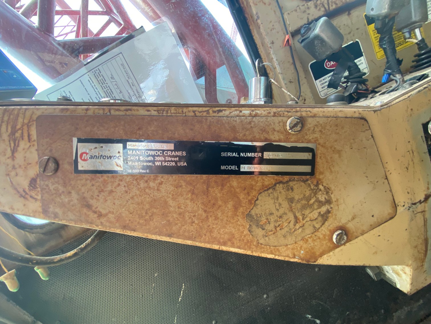 Image for MANITOWOC M80W Crawler Lattice Boom Crane - Norfolk VA