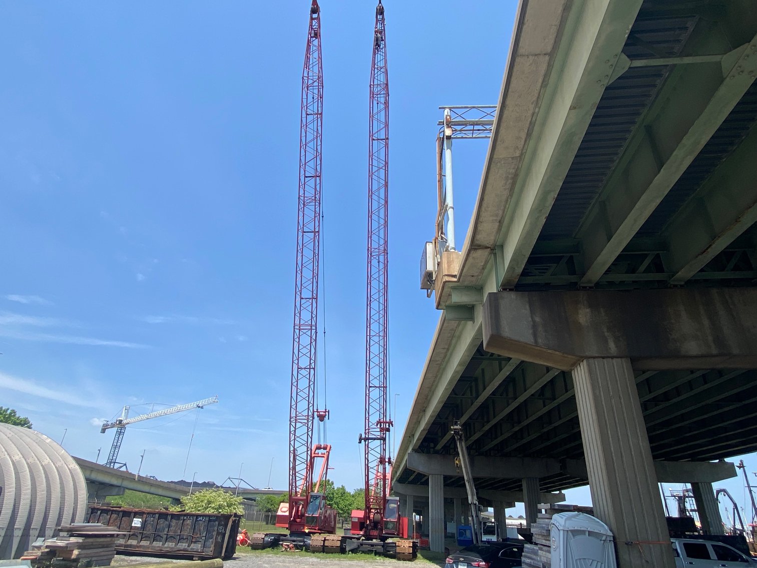 Image for MANITOWOC M80W Crawler Lattice Boom Crane - Norfolk VA