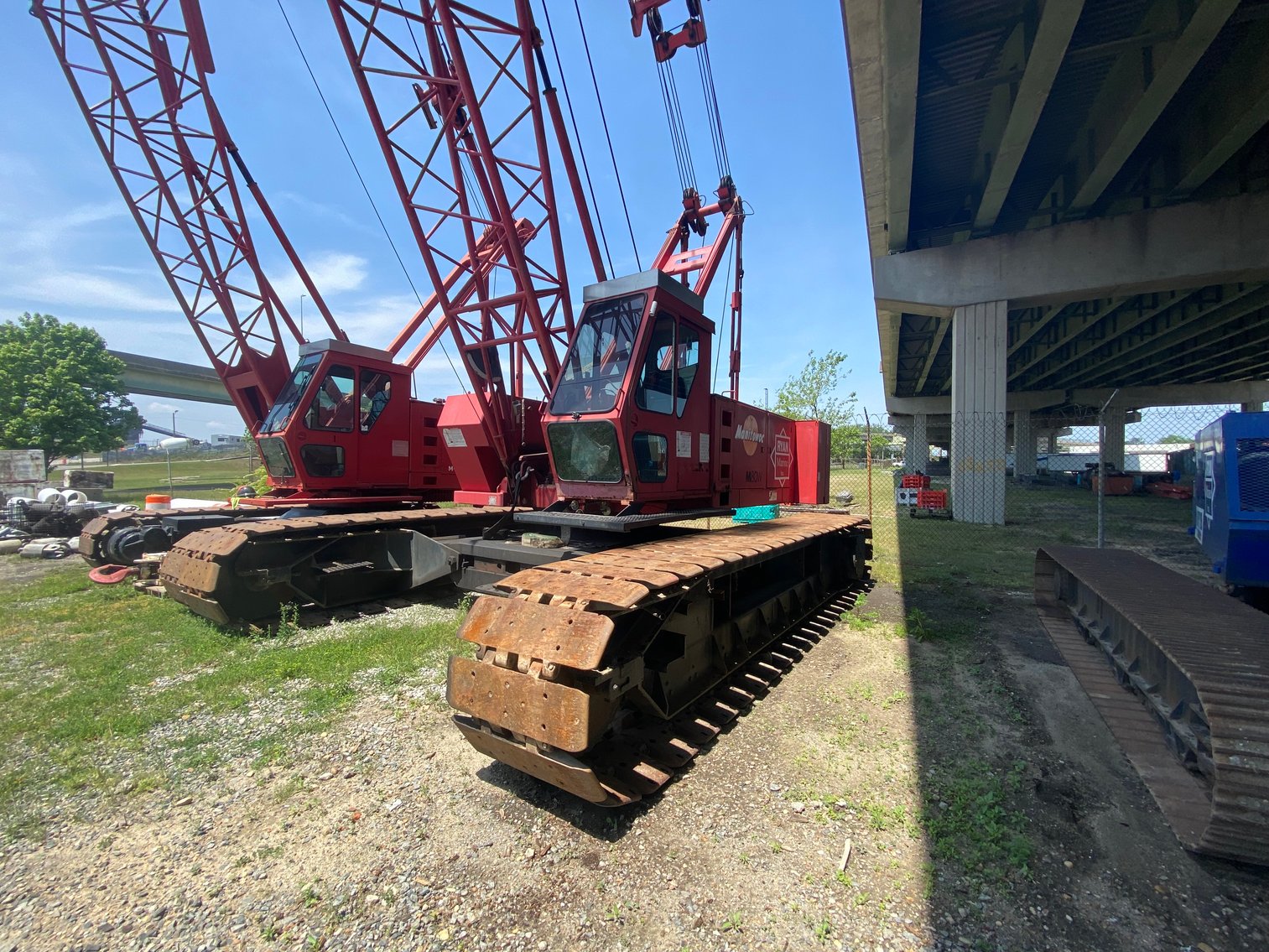 Image for MANITOWOC M80W Crawler Lattice Boom Crane - Norfolk VA