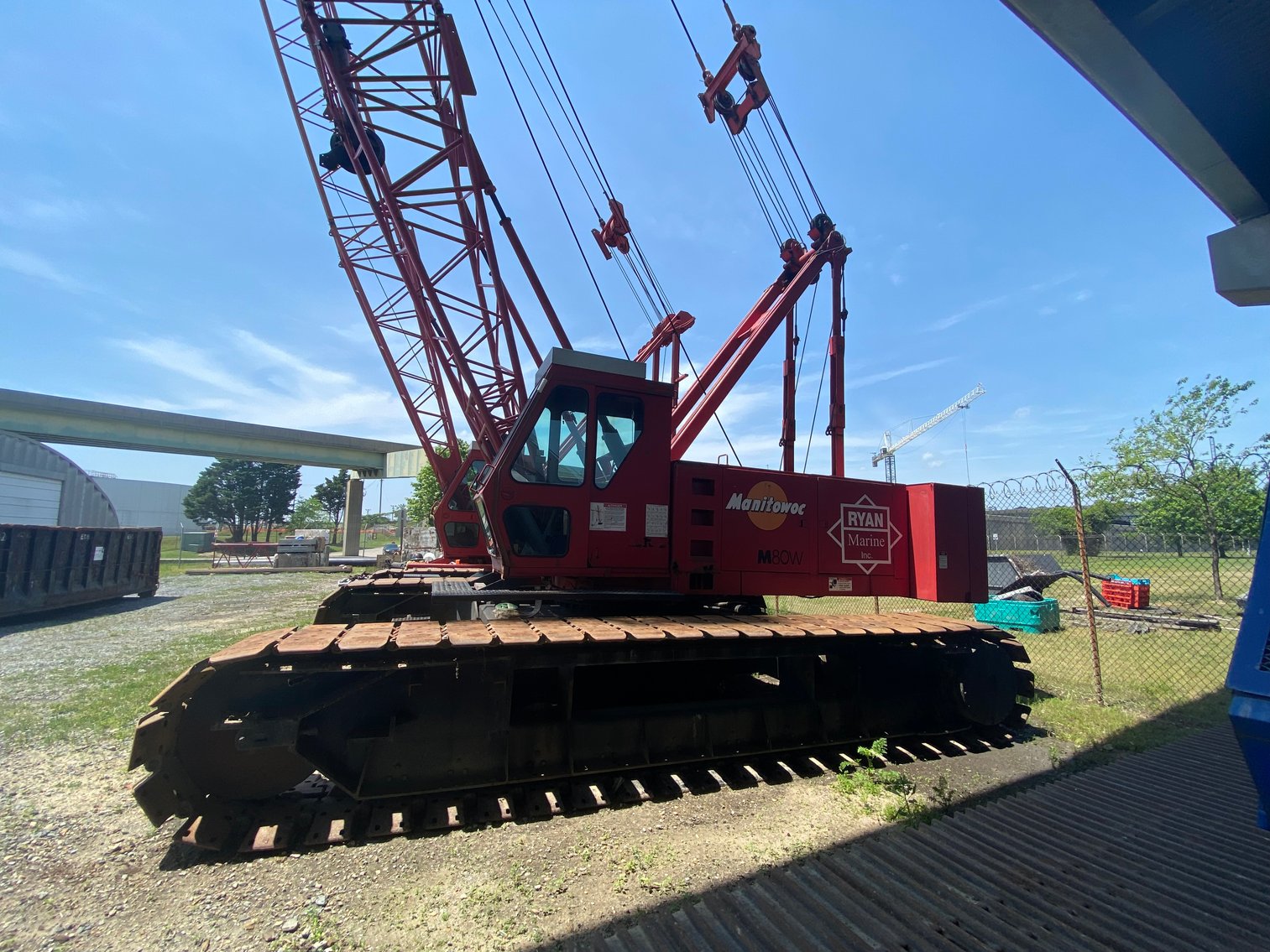 Image for MANITOWOC M80W Crawler Lattice Boom Crane - Norfolk VA