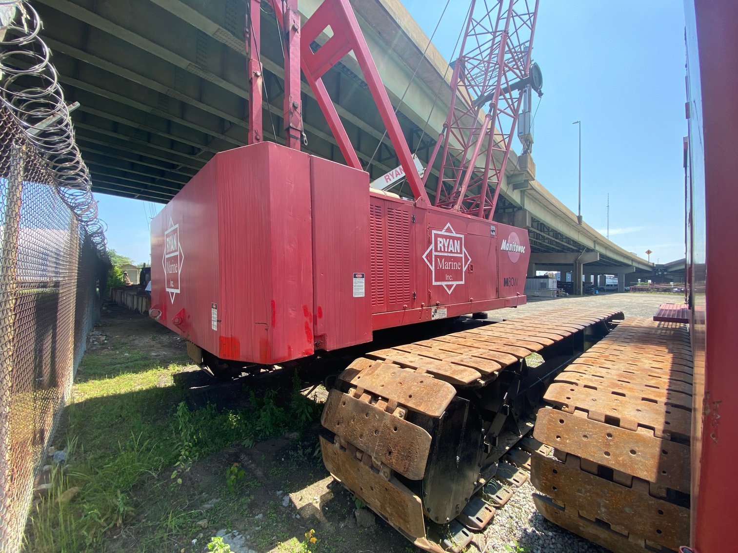 Image for MANITOWOC M80W Crawler Lattice Boom Crane - Norfolk VA