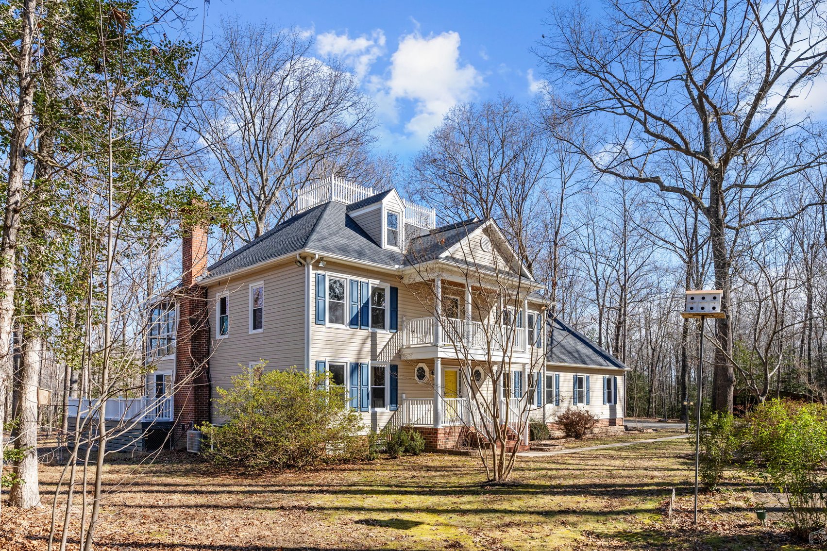 Image for Historic Pine Slash Estate - 10-Acre Colonial with Lake Frontage & Civil War Features - Former Patrick Henry Land!