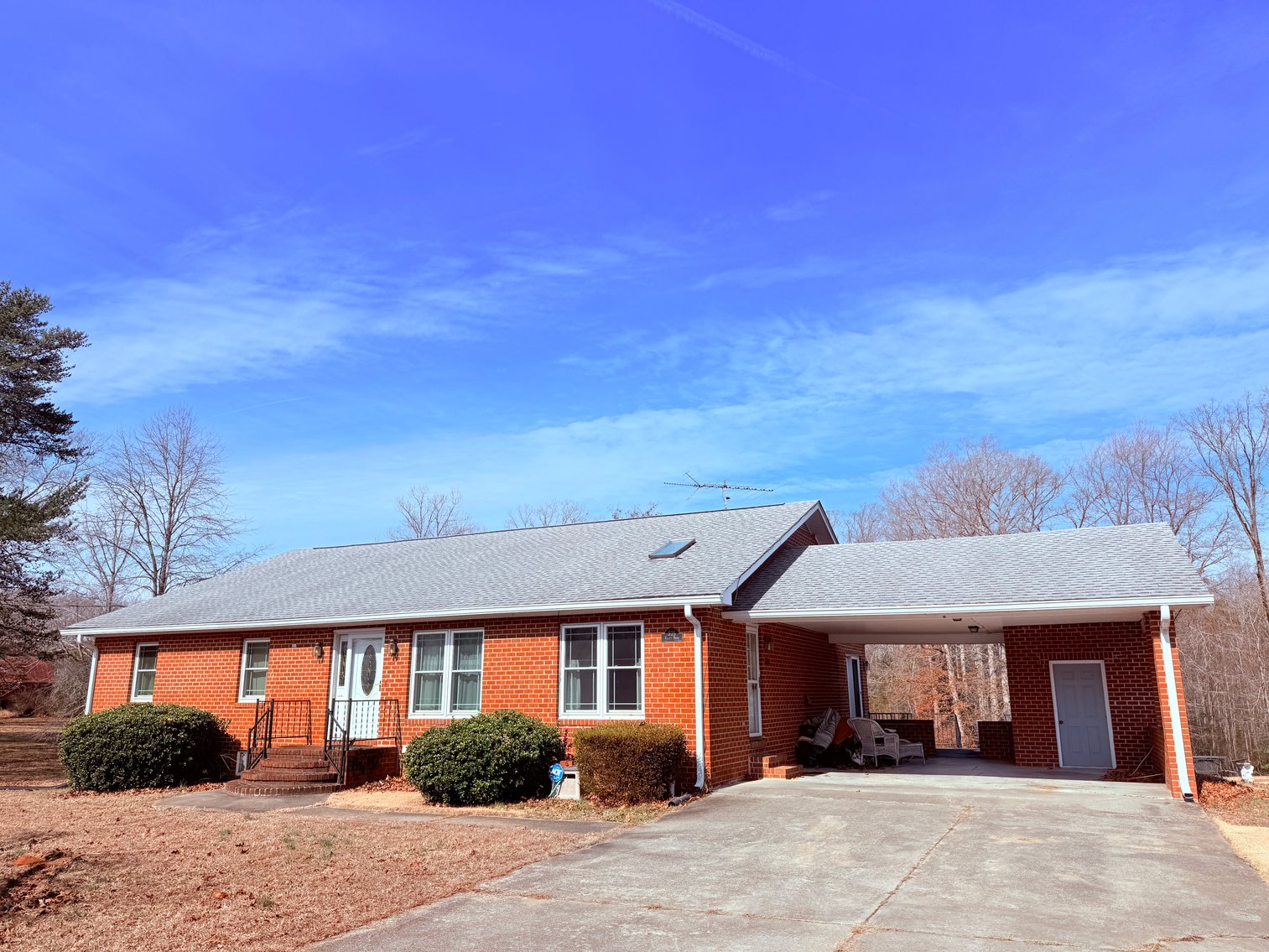Image for Selling for the Estate of Howard Gaines. Idyllic Country Retreat: 2100 Sq. 3 Bed/3 Bath Versatile Brick Ranch on 2.46 Acres With an additional 2100 Sq. Finished basement
