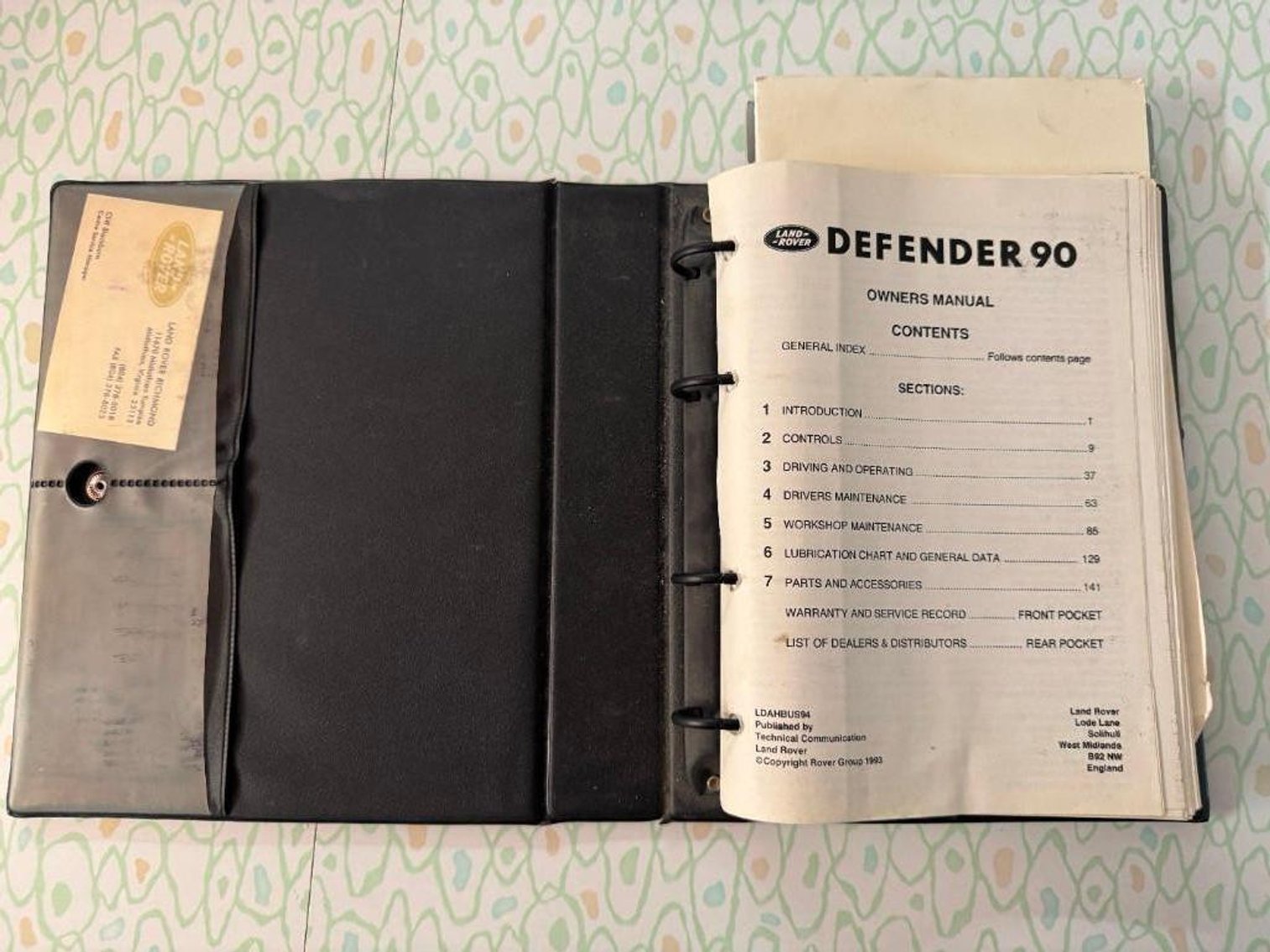 Image for 1994 Land Rover Defender 90 NAS