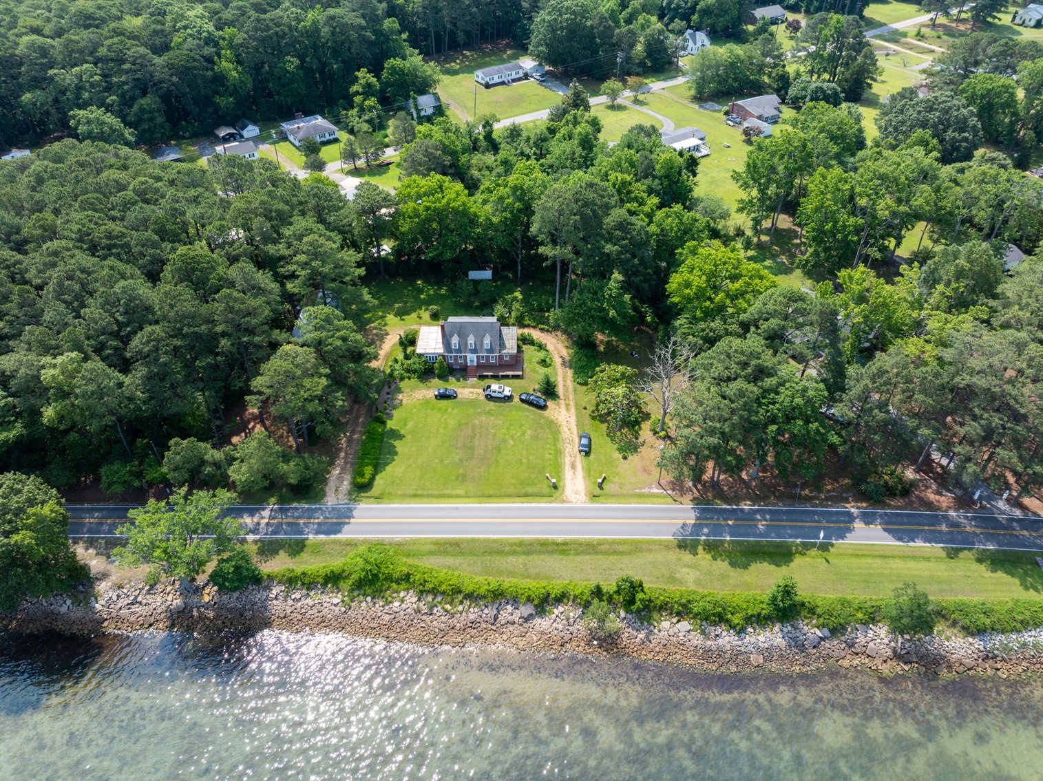 Image for PRIME WATERFRONT DEVELOPMENT OPPORTUNITY: 1.045-Acre Chesapeake Bay Sunset Paradise on Gwynns Island